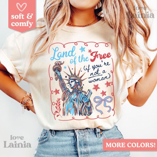 Discover Feminist Womens Rights 4th of July shirt, Liberal Anti Trump Fourth of July Shirt