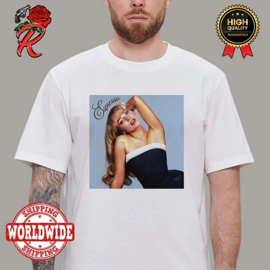 Discover Sabrina Carpenter Espresso Single, Short n' Sweet touR 2025 T-Shirt