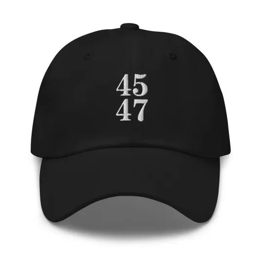 Discover Trump 45 47 hat Embroidered Dad hat Trump 2024 President hat MAGA hat Trump Cap