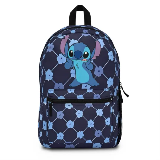 Discover Stitchh Dark Blue Backpack - Stylish Travel Bag, School Bag, Canvas Backpack