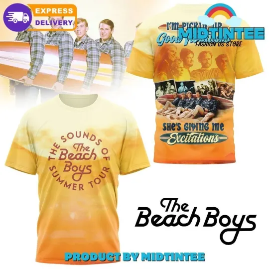 Discover The Beachh Boyss The Sounds Of Summer 2025 Shirt