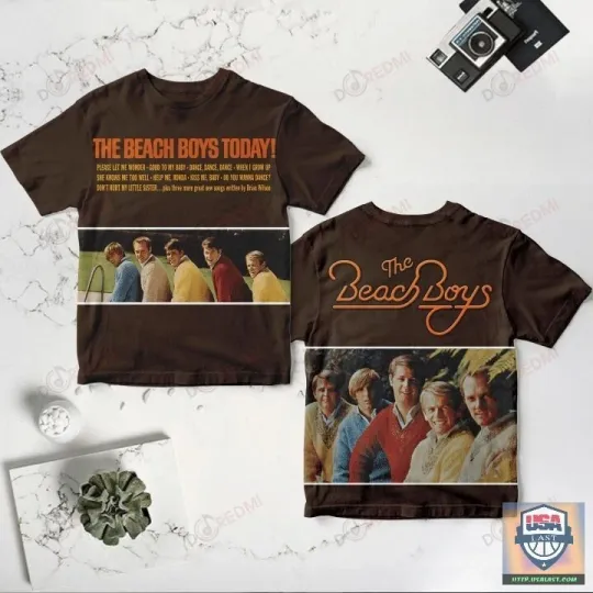 Discover The Beachh Boyss Today Album Cover 3D T-Shirt