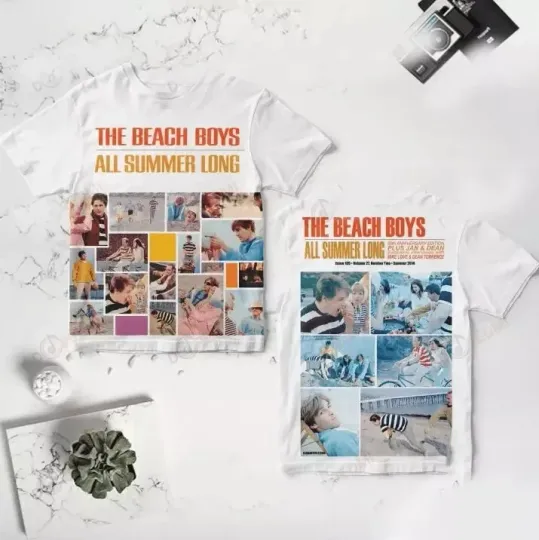 Discover Hot The Beachh Boyss All Summer Long Album Cover AOP 3D T-shirt