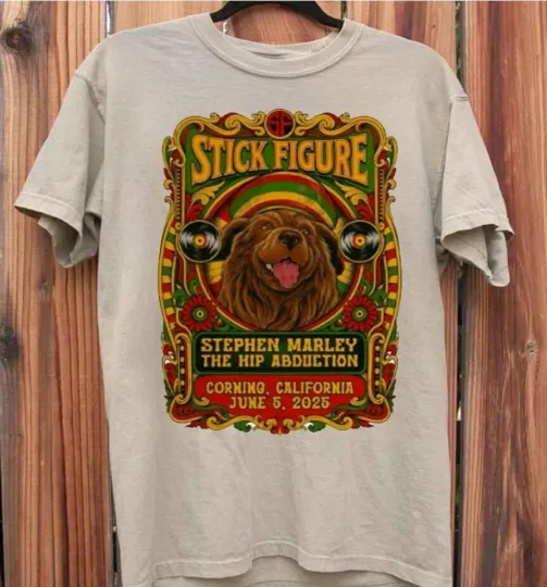 Discover Stick Figure Island Holiday Summer Tour 2025 Shirt