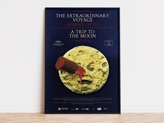 Discover A Trip to the Moon - Movie Poster | Digital Download | High Quality Ready To Print
