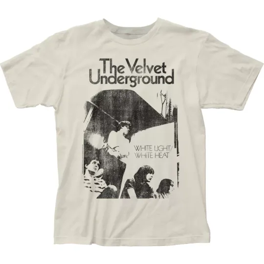 Discover Velvet Underground White Light T Shirt Licensed Rock N Roll Vintage