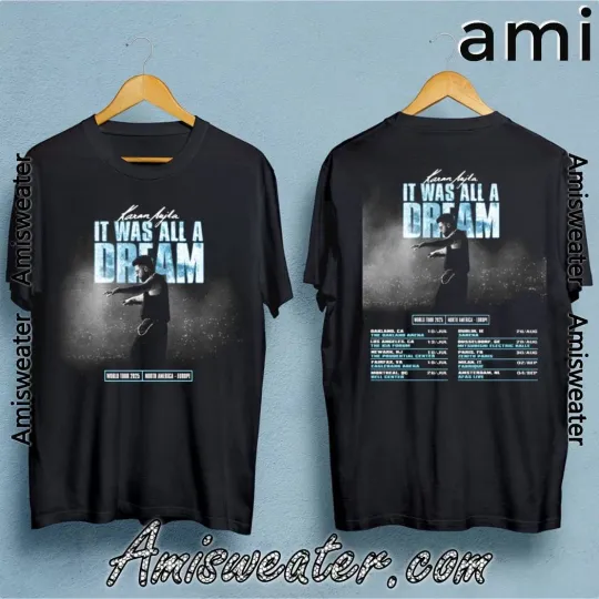 Discover Karan Aujla It Was All A Dream World Tour 2025 T-shirt