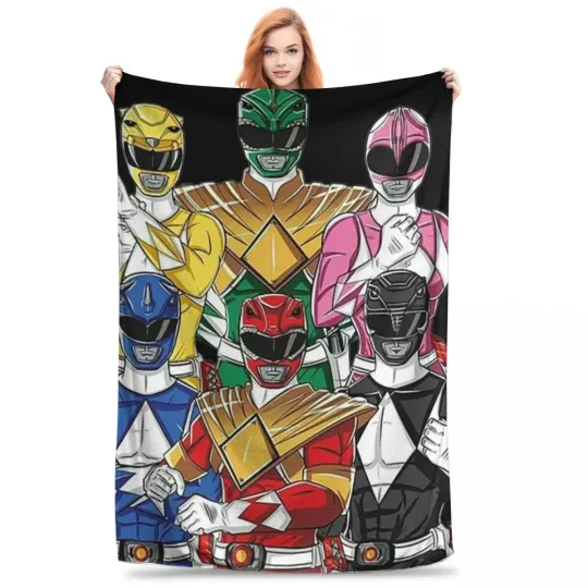 Discover Mighty Morphin Power Ranger Blankets Sofa Throw Blanket Throws Bedspread Quilt