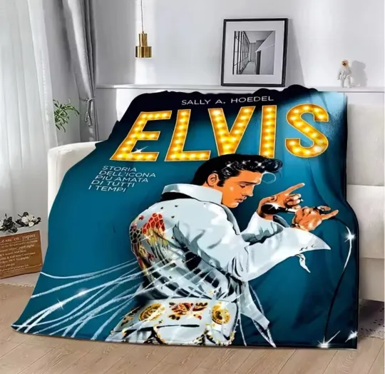 Discover Elvis Presley 3D Ultra-Soft Premium Blanket/ Bedspread