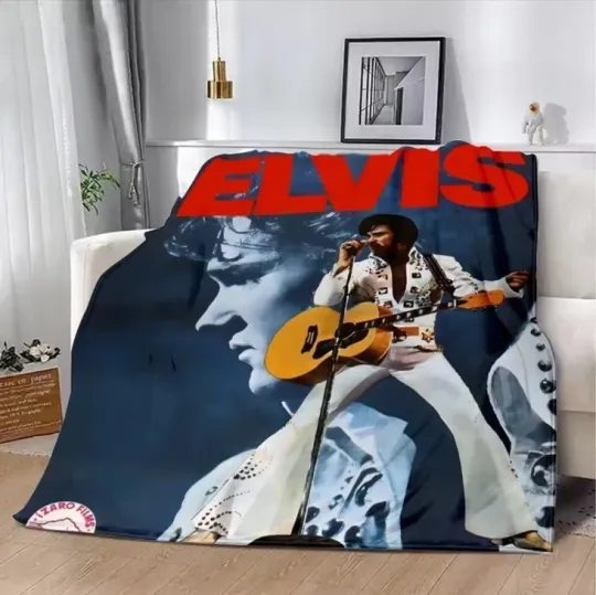 Discover Elvis Presley 3D Ultra-Soft Blanket