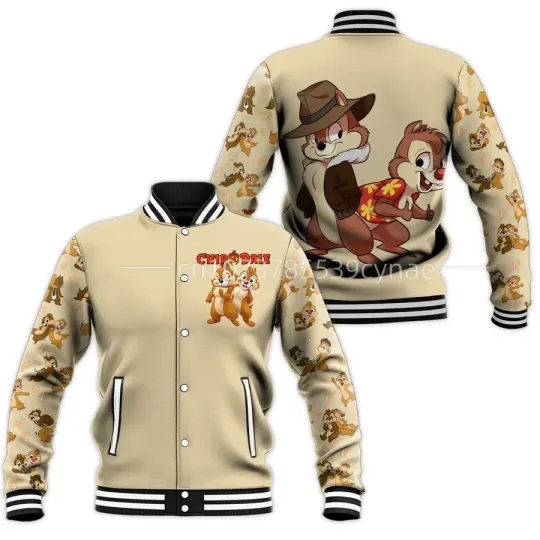 Discover Disneyyy chipp n dalee Bomber Jacket