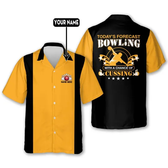 Discover Todays Forecast Bowling Shirts HB0164