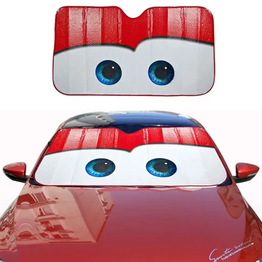 Discover Eyes Heated Windshield Sunshade Car