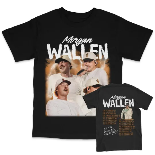 Discover Wallen Western 2025 Tour T-Shirt – | “I’m the Problem” Tour Tee