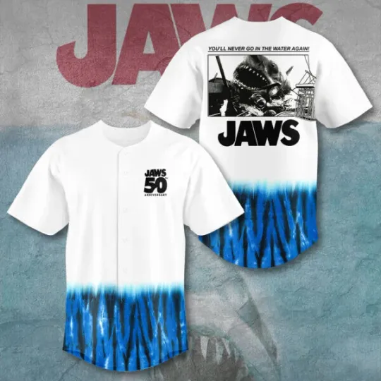 Discover Jaws Baseball Jersey