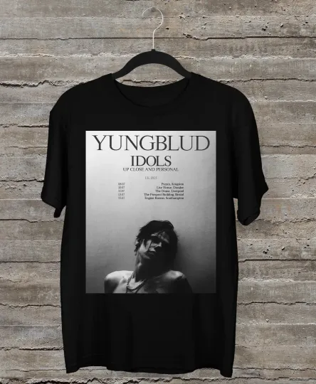 Discover Yungblud World Tour 2025 Black T-shirt