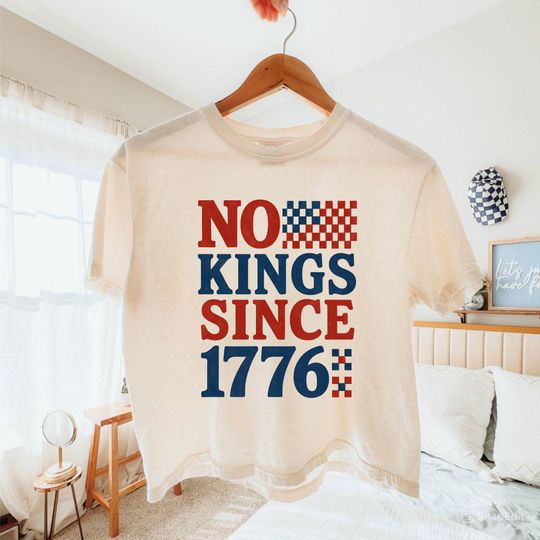 Discover No Kings Since 1776 Crop Top, Resist Crop Top
