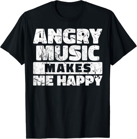 Discover Funny Rockn Roll Saying Heavy Hard Rock Music Fan T-Shirt