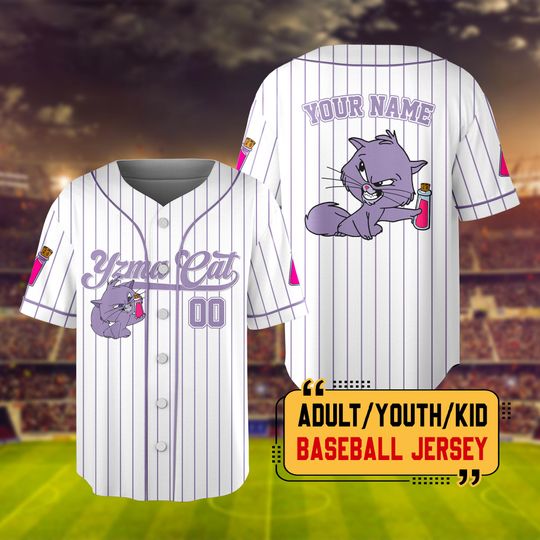 Discover Personalized Disneyyy Yzma Cat Halloween Baseball Jersey,