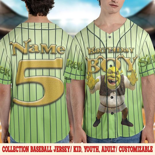 Discover Personalized Disneyyy Shrek Baseball Jerseys