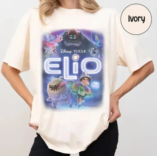 Discover Disneyyy Elio Glordon Movie Leader Of Earth Costume T-shirt