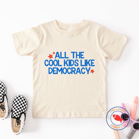 Discover all the cool kids like democracy youth tshirt, future voter