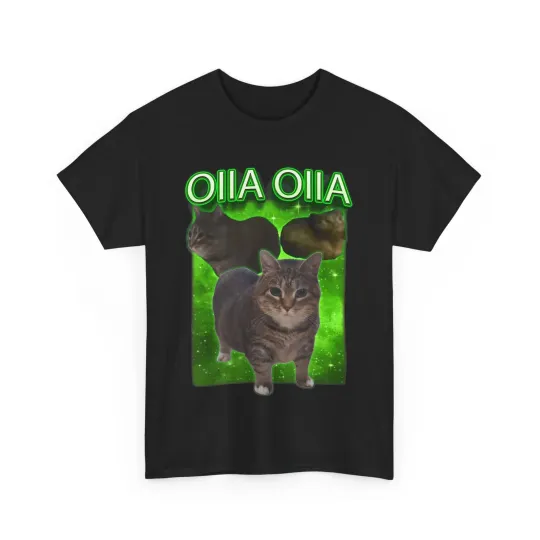 Discover Oiia Oiia Spinning Cat Meme Shirt, Cat Meme Funny Shirt