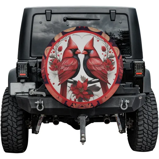 Discover Valentine's Day Cardinal I Am Always With You Spare Tire Cover