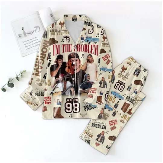 Discover Wallen Western I’m The Problem Pajamas Set, Fan Gifts