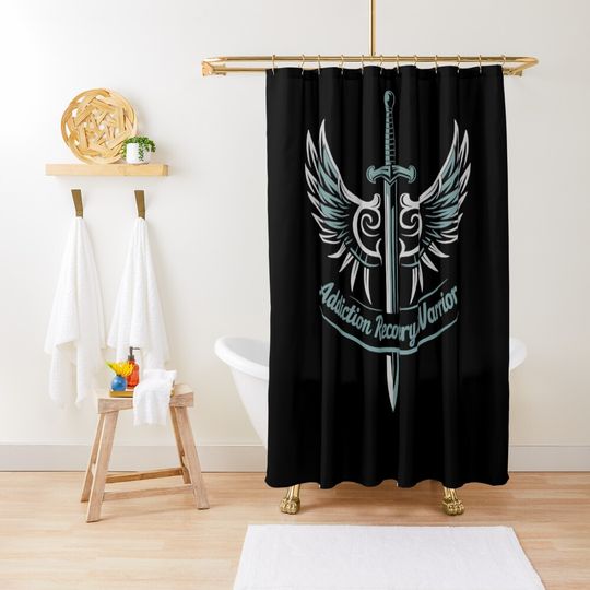 Discover Addiction Recovery Warrior - Celebrate Recovery Awareness Shower Curtain