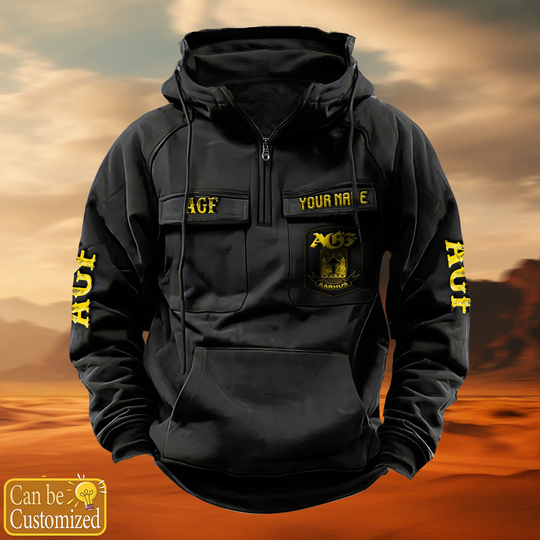 Discover Personalized AGF 2D Cargo Hoodie, AGF Printed Cargo Hoodie