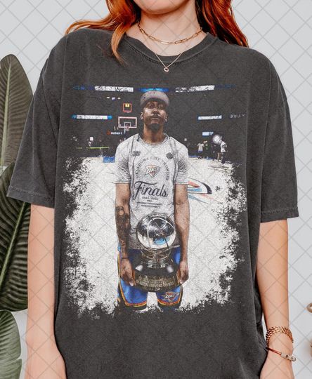 Discover Jalen Williams Celebration With The Champions T-Shirt, OKC Basketball Champs 2025 T-Shirt