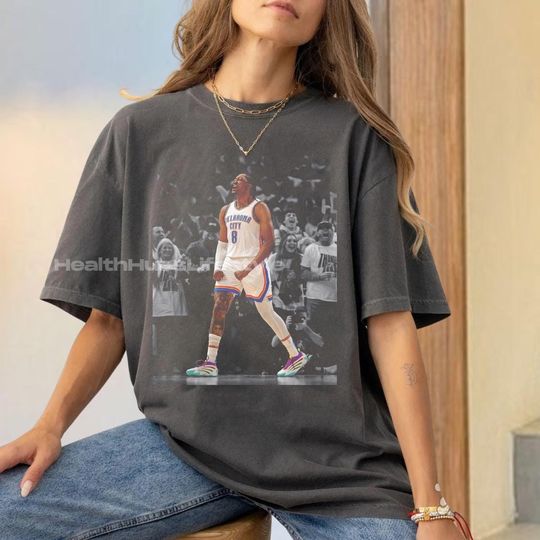 Discover Vintage Jalen Williams Shirt, Sport Tee, OKC Basketball Champs 2025 T-Shirt