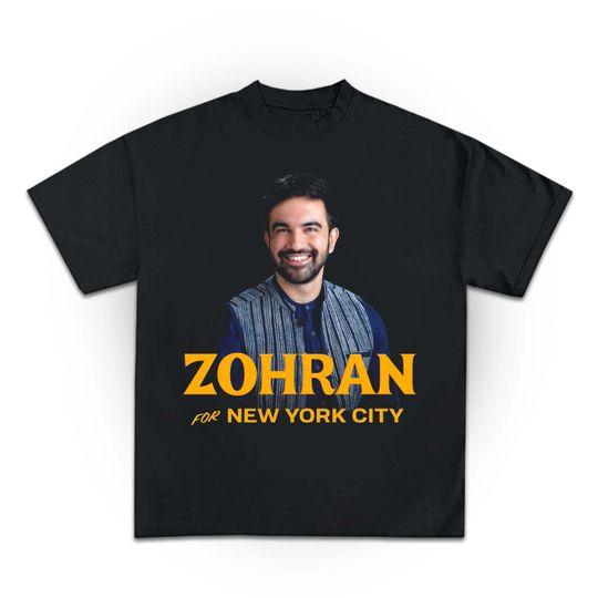 Discover Zohran Mamdani for NYC Mayor - Bootleg 90s Hip-Hop Style Tee
