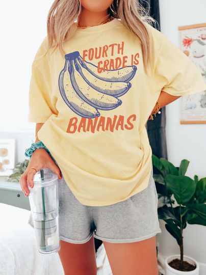 Discover Fourth Grade Teacher Bananas Shirt,  Teacher Gift Back to School Cute Educational Humor Teacher Team