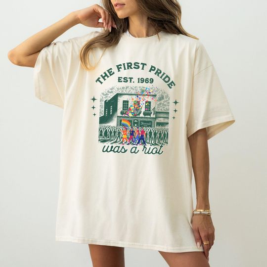 Discover The first Pride Was a Riot Shirt, EST 1969, Pride month, Gay pride Shirt