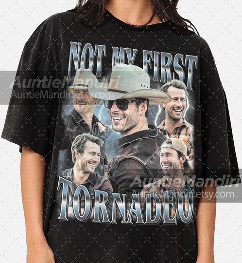 Discover Limited Not My First Tornadeo Glen Powell Unisex T-Shirt, Gift For Women and Man