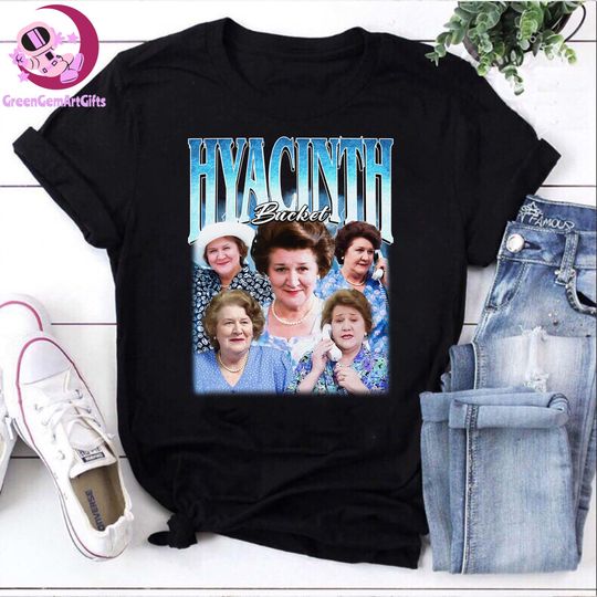 Discover Hyacinth Bucket Retro Blue Shirt, Hyacinth Bucket Keeping Up Appearances Shirt