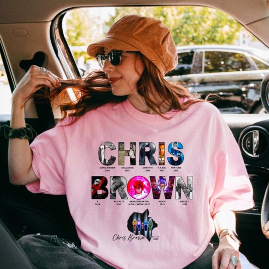 Discover Breezyy Bowl. XX. Tour T-shirt, Chris Inspired 20th Anniversary Shirt, Brown Fans, Summer Graphic Tee