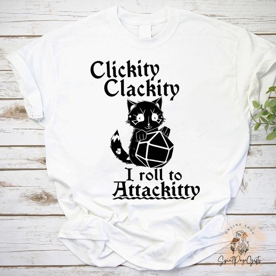 Discover Clickity Clackity Unisex Vintage T-Shirt, Funny Clickity Clackity Shirt