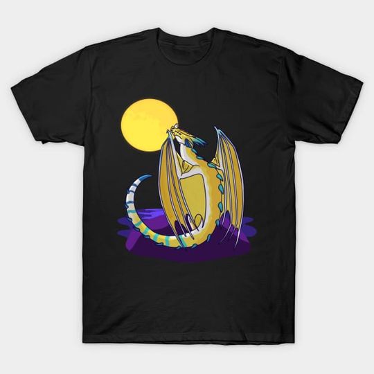 Discover Tropical Rock Sunset Cute Dragon - Aroace - T-Shirt