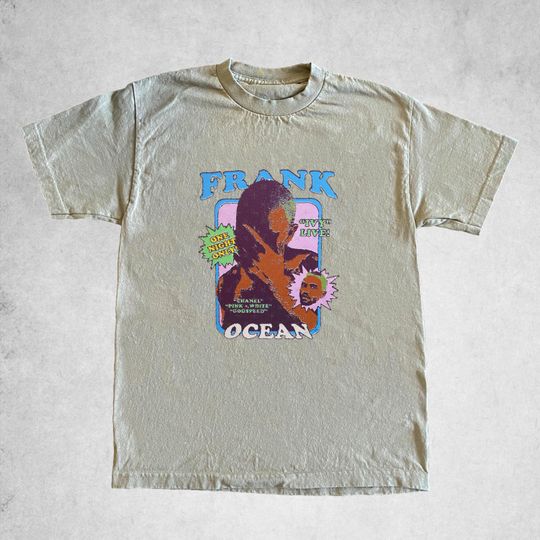 Discover Frank Ocean Vintage T-Shirt, Frank Ocean Ivy Shirt, Frank Ocean One Night Only Shirt