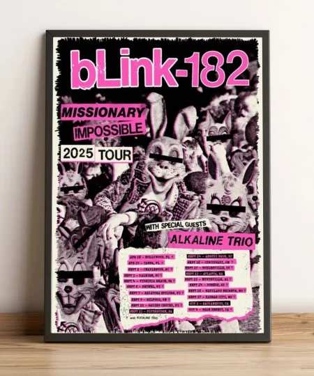 Discover B182 Missionary Impossible Tour 2025 Poster