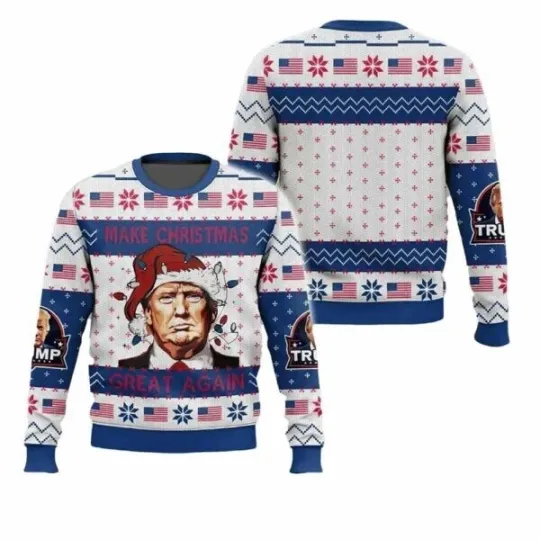 Discover Trump Victory Make Christmas Great Again Ugly Christmas Sweater