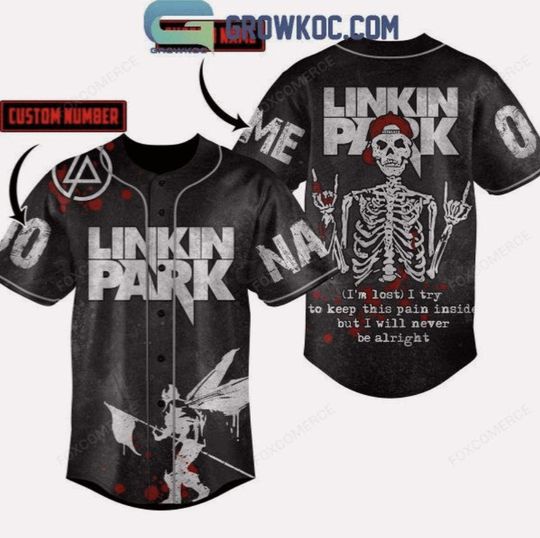 Discover Linkin Park Baseball Jersey  Im Lost Lyrics