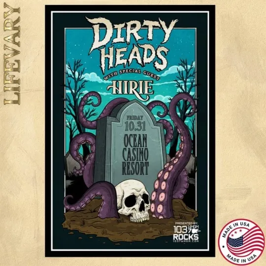 Discover Dirty Heads Atlantic City 2025 Tour Poster