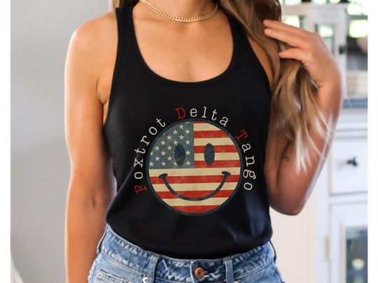 Discover Subtle Anti-Trump FDT Foxtrot Delta Tango Tank Top, Equal Rights Tank