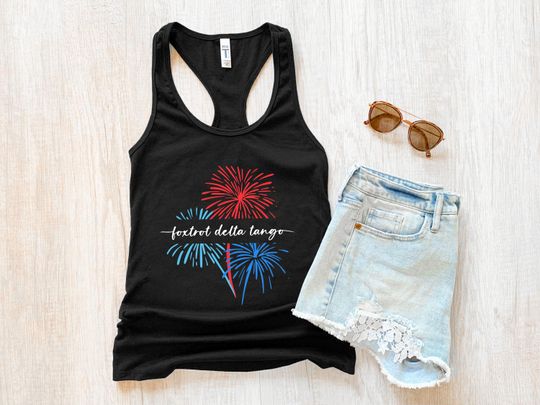 Discover 4th of July Foxtrot Delta Tango Tank Top, July Fourth Anti-Trump Tank, Subtle FDT Tank
