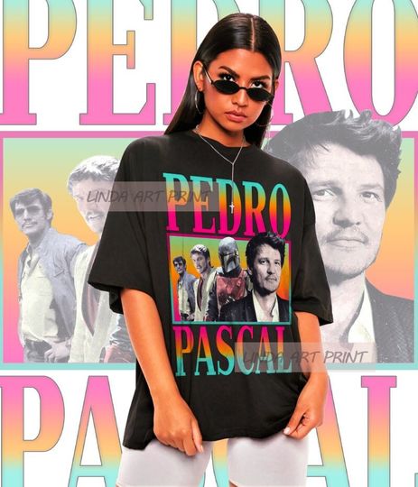 Discover Retro Pedro Pascal Shirt - Pedro Pascal Crewneck