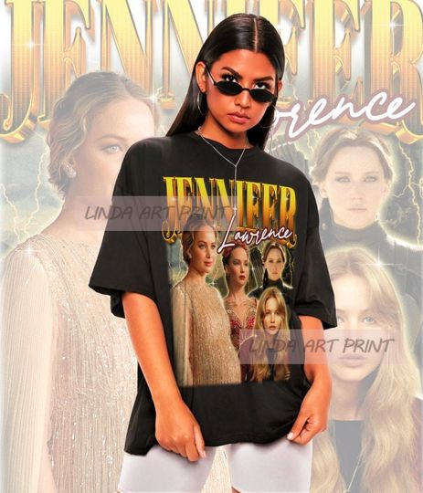 Discover Retro Jennifer Lawrence Shirt - Jennifer Lawrence Tshirt